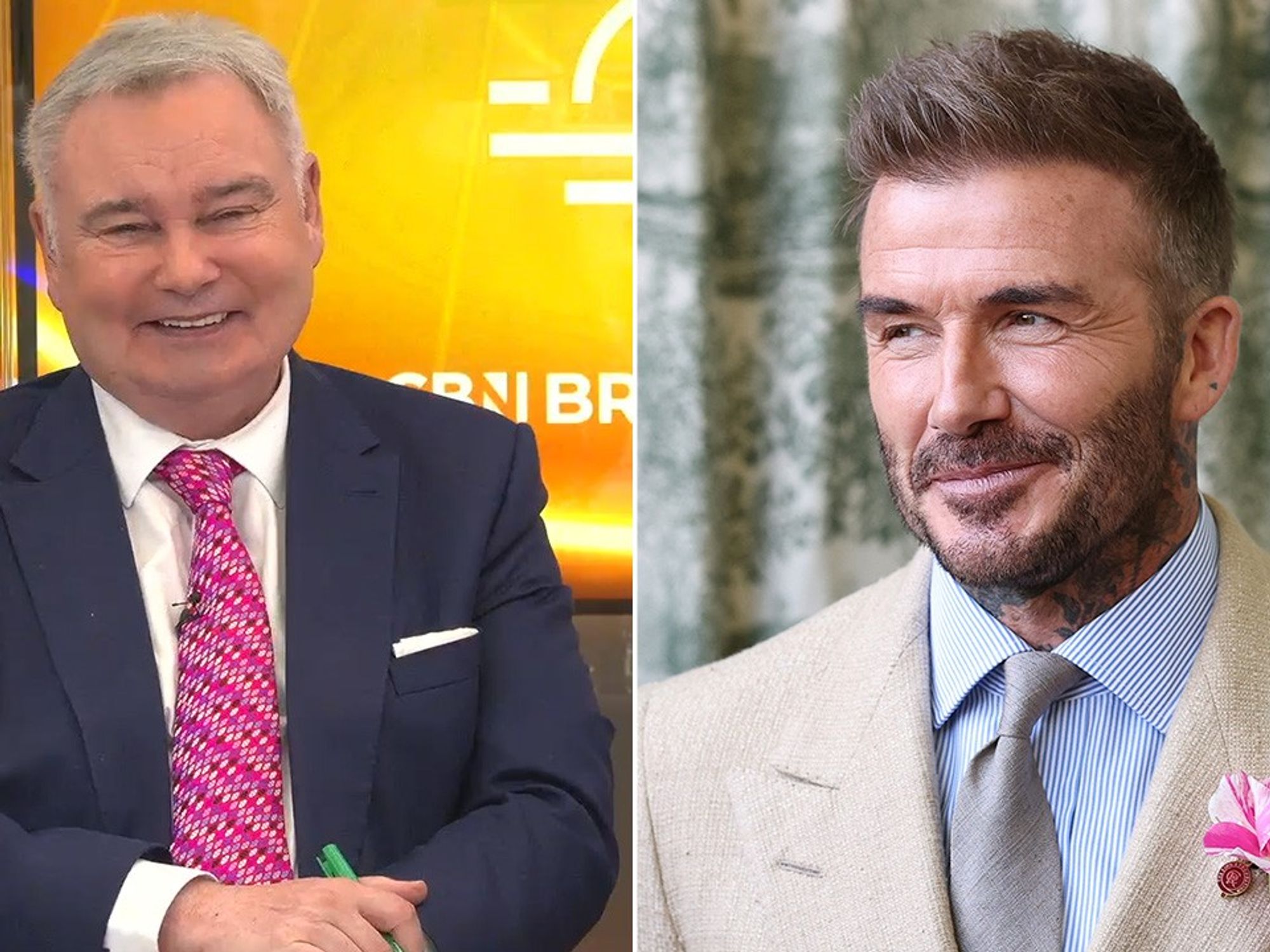 Eamonn Holmes, David Beckham