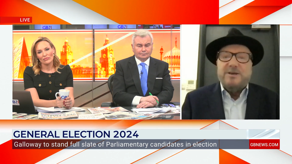 Eamonn Holmes, Isabel Webster, George Galloway