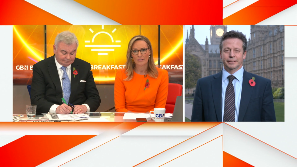 Eamonn Holmes, Isabel Webster, \u200bNigel Huddleston