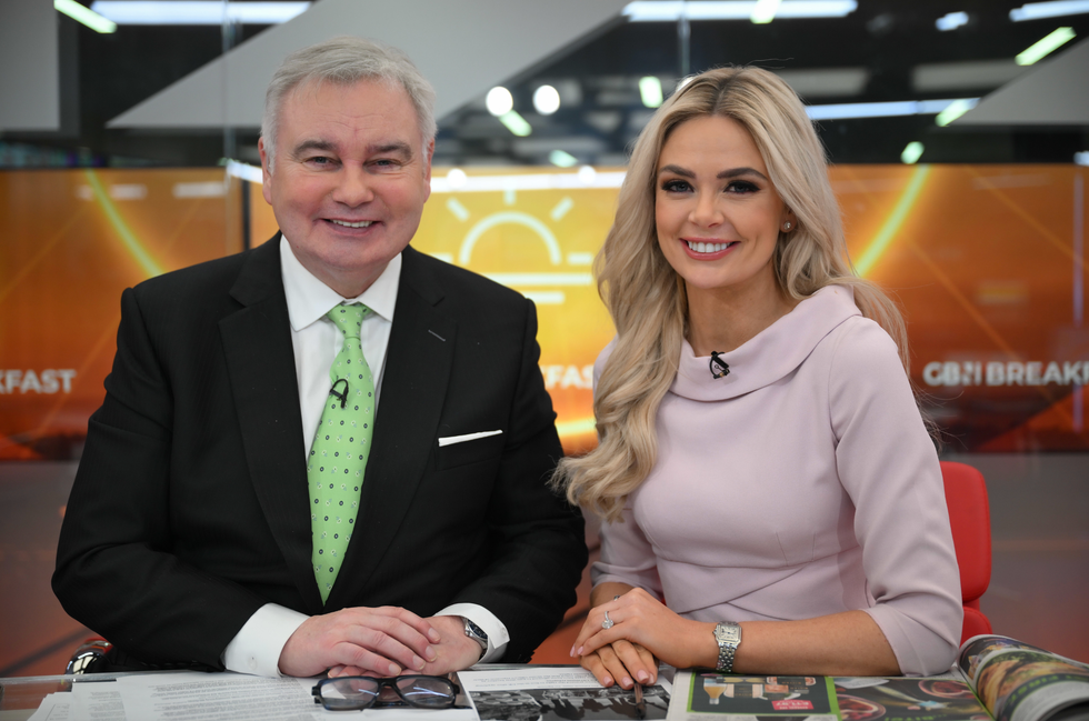 Eamonn Holmes (left), Ellie Costello (right)