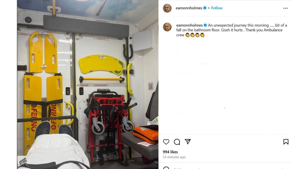 Eamonn Holmes post