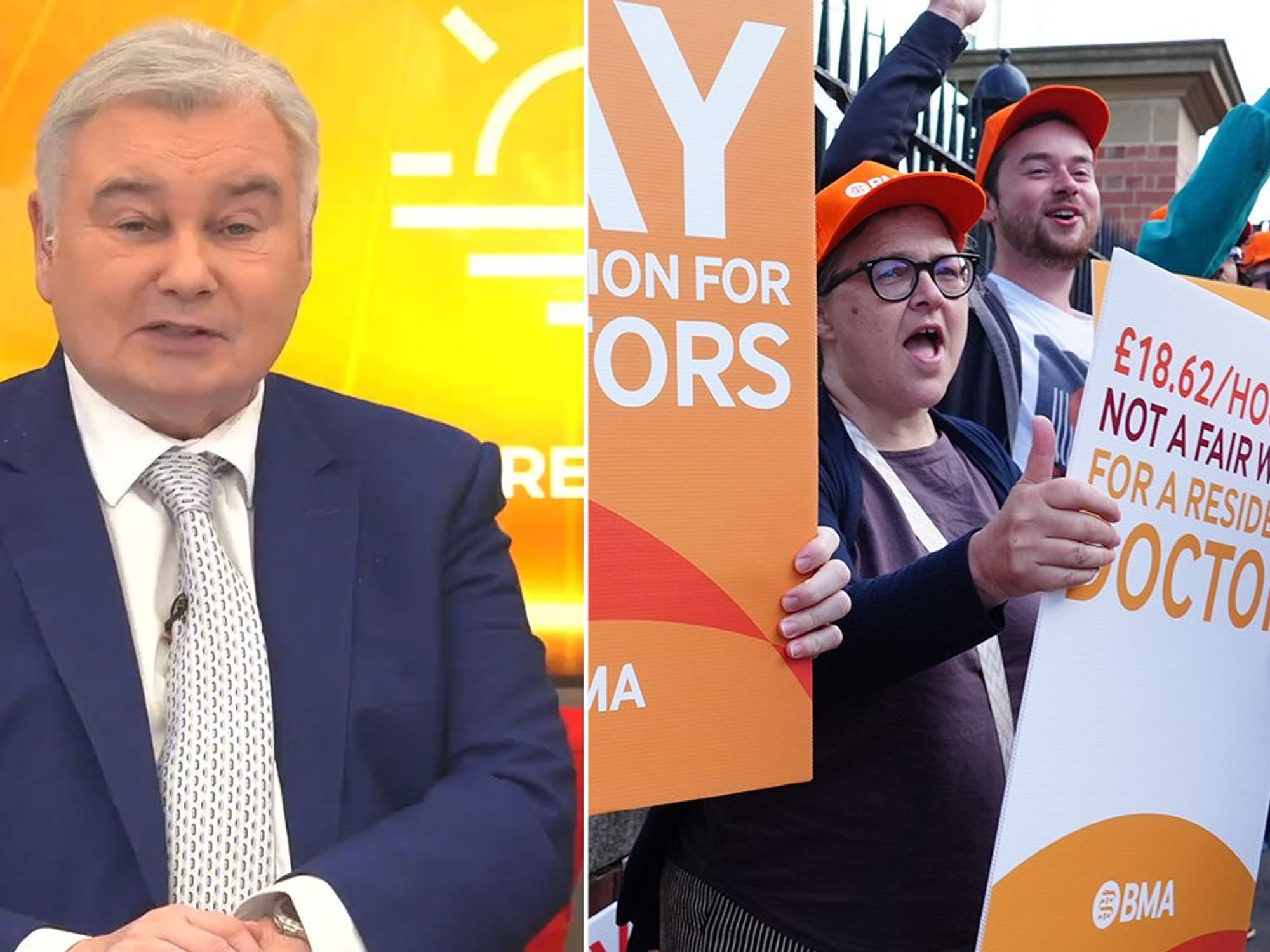 Eamonn Holmes, resident doctors