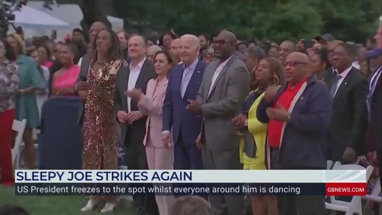 ‘Come off it!’ Eamonn Holmes slaps down Democrat over Joe Biden claim: ‘A blind man on a galloping horse can see he’s not in the room’
