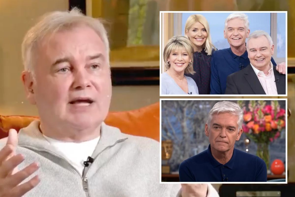 Eamonn Holmes speaks about Phillip Schofield (right)