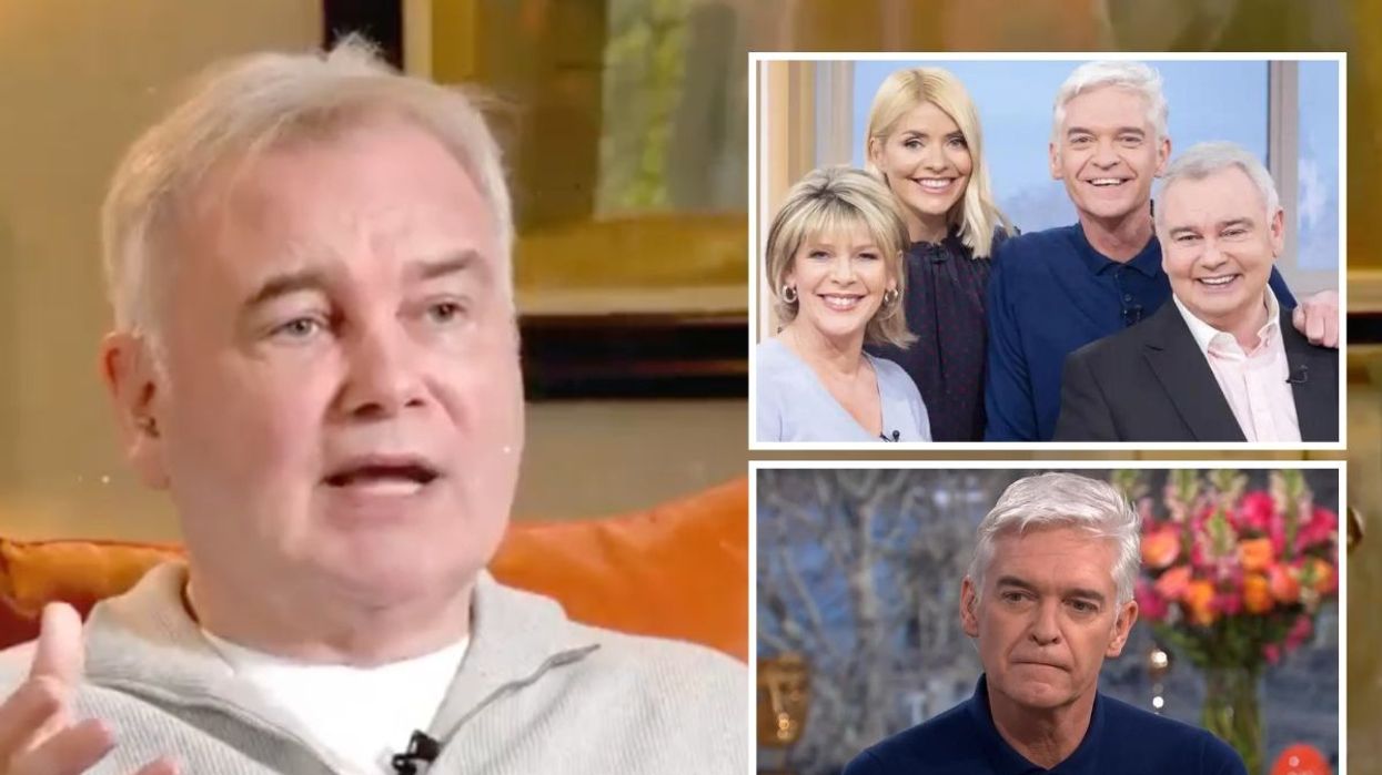 Eamonn Holmes speaks about Phillip Schofield (right)