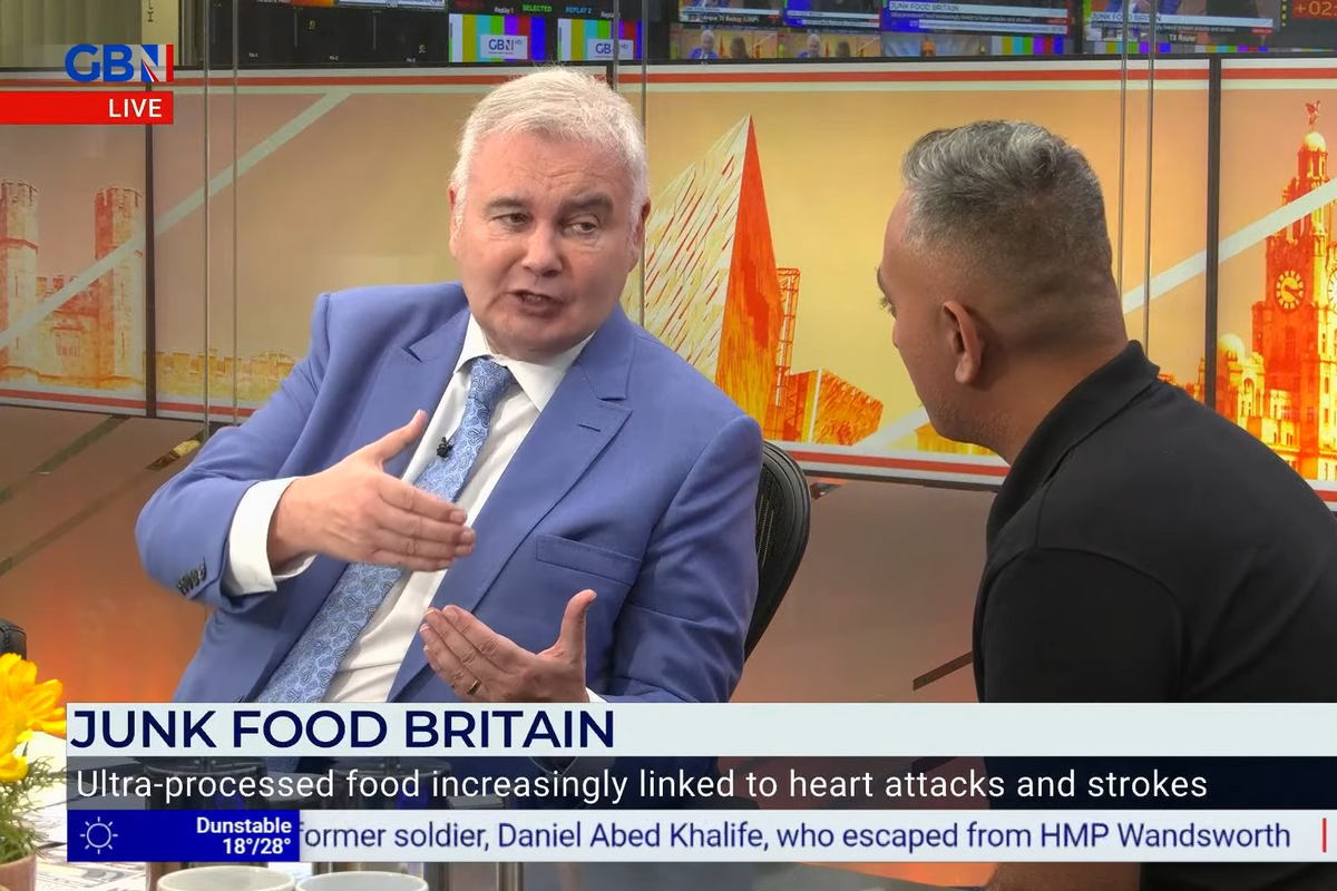 Eamonn Holmes was left fuming at the food companies 