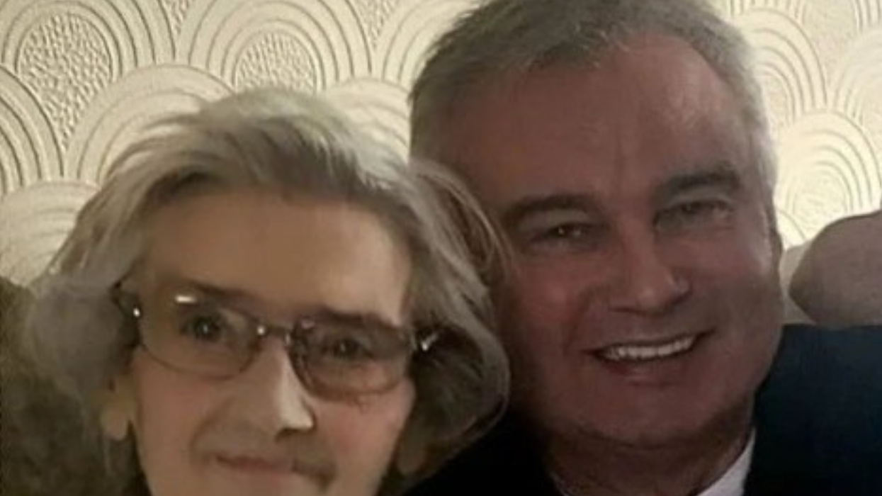 Eamonn Holmes with his mother