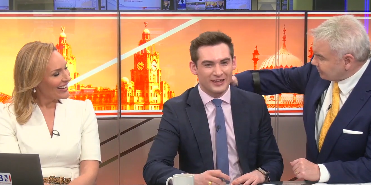 NextImg:'Just made it!' Eamonn’s battle to get in the studio this morning due to Storm Kathleen