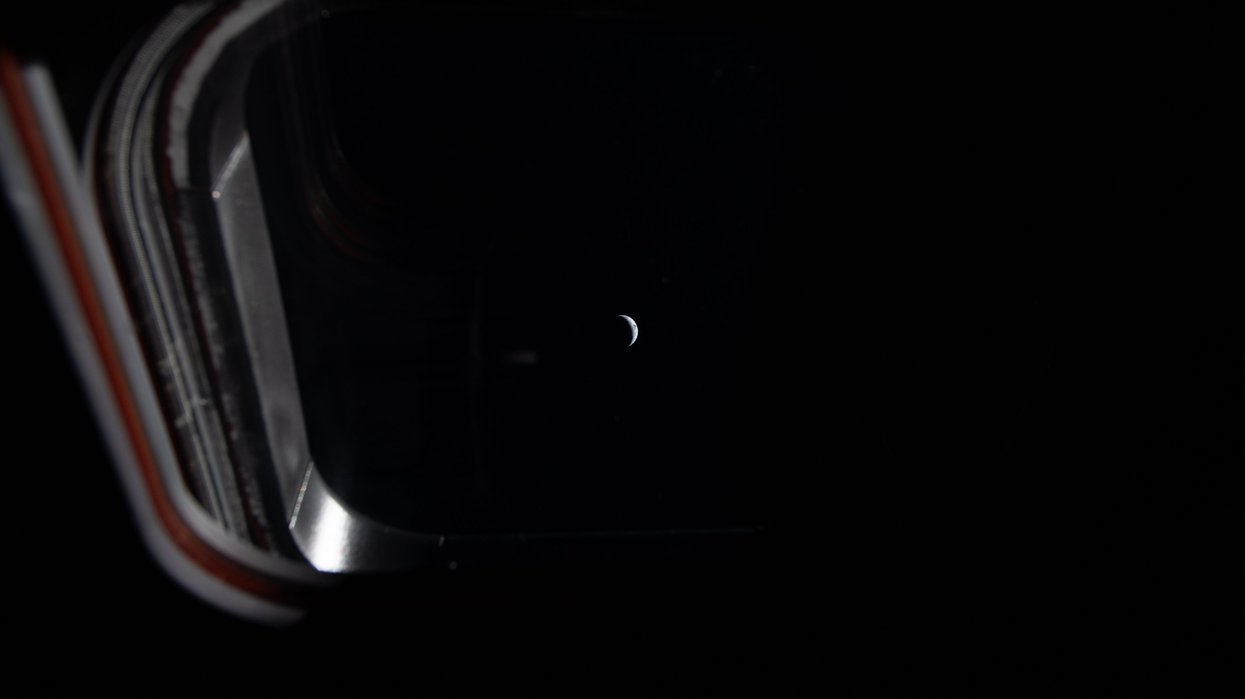 Earth as seen from Orion capsule