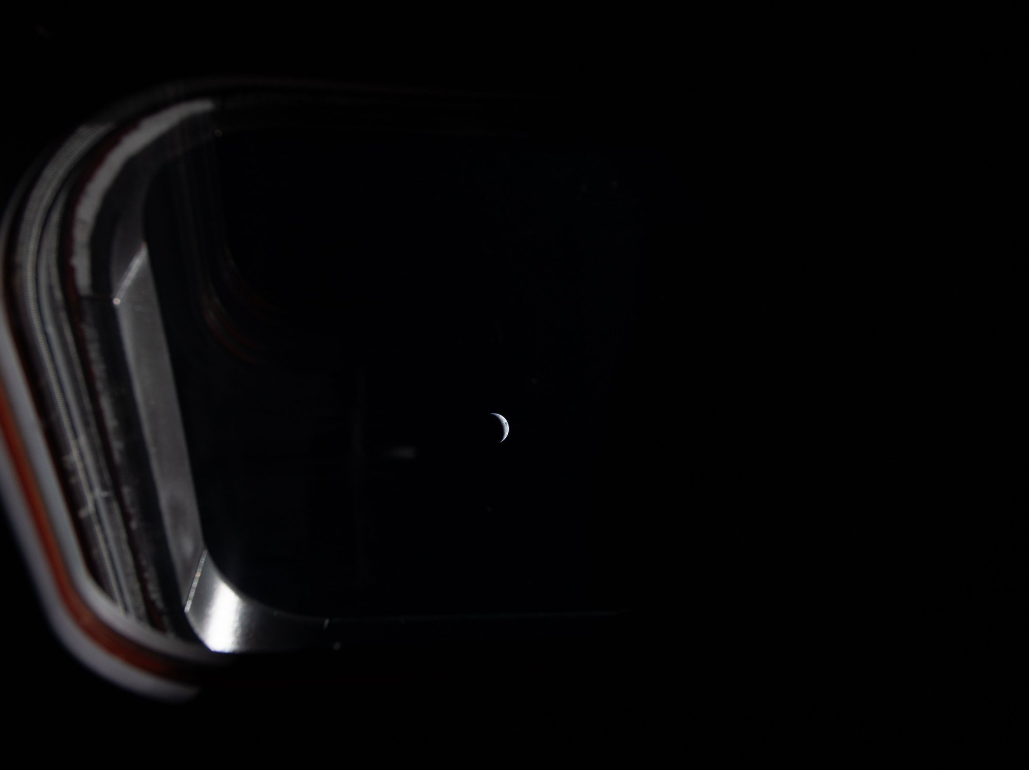 Earth as seen from Orion capsule