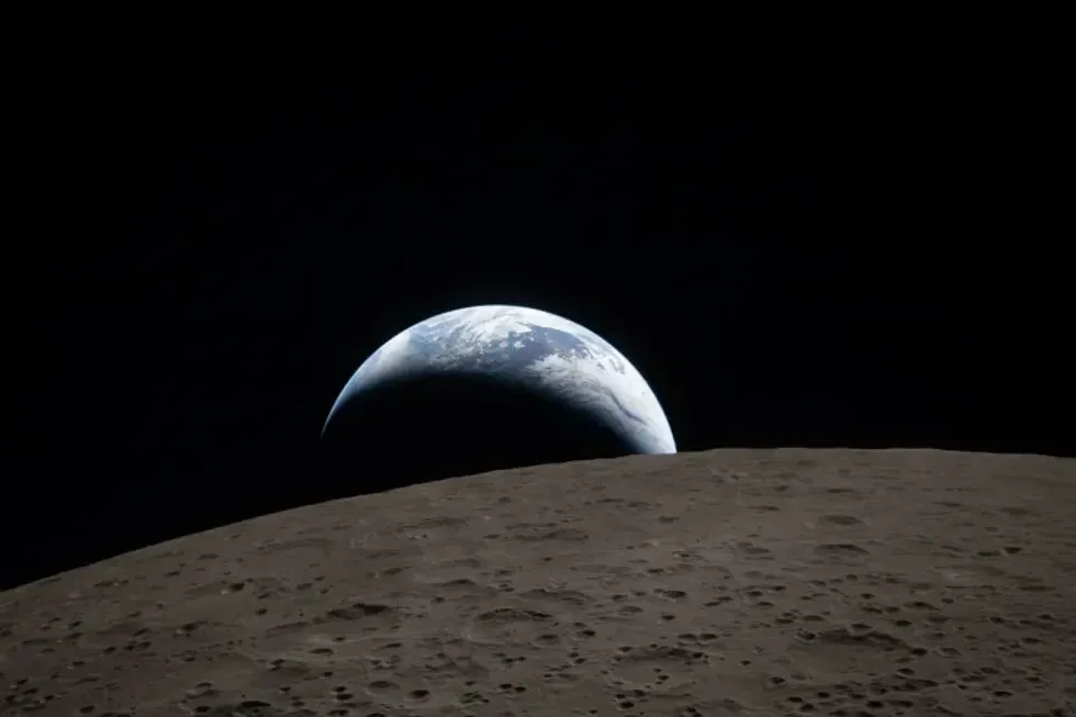 Earth from space taken by Artemis II crew