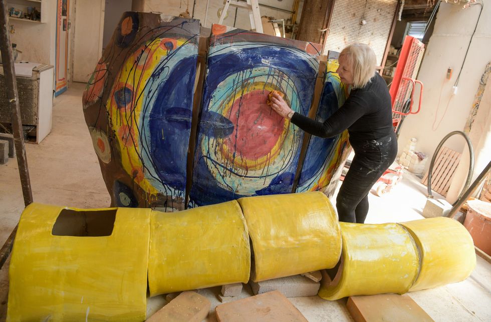 Earth Goddess totem pole