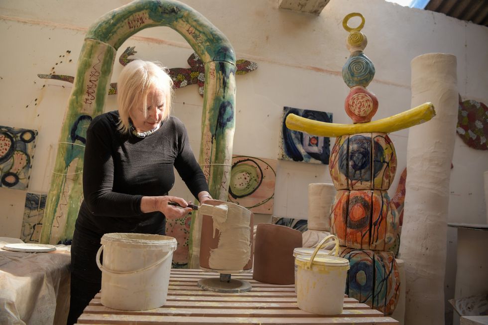 Earth Goddess totem pole