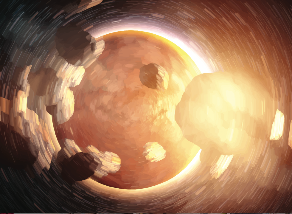 Earth's inner core rotating