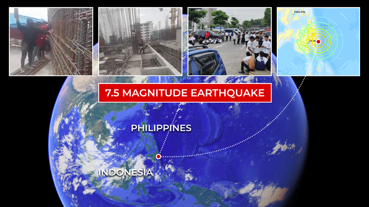 Earthquake graphic