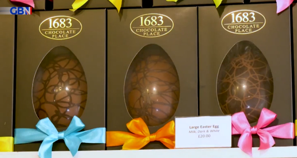 Easter eggs from 1683 Chocolate Place