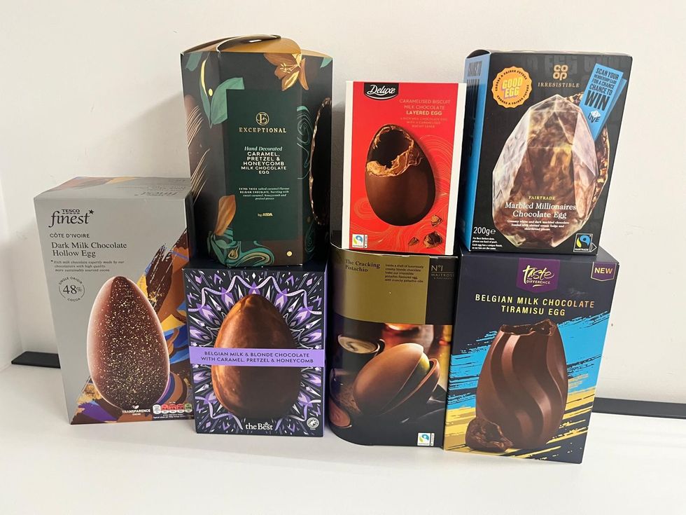 Easter eggs from UK supermarkets