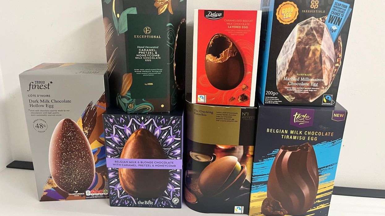 Easter eggs from UK supermarkets