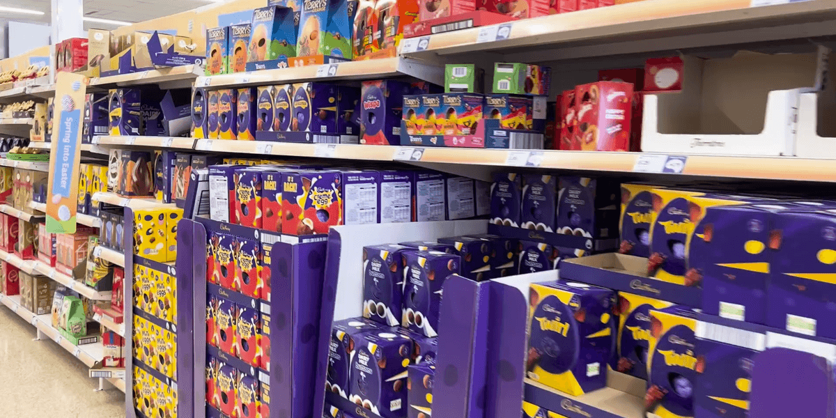 Easter eggs rise in price and shrink in size with shoppers facing 40% rise in cost per chocolate gram Easter eggs rise in price and shrink in size with shoppers facing 40% rise in cost per chocolate gram