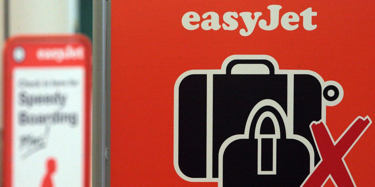 Easyjet passenger accuses airline of ‘picking on him for forcing him to measure bag four times’ Easyjet passenger accuses airline of ‘picking on him for forcing him to measure bag four times’