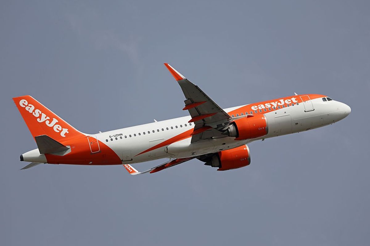 easyJet flight