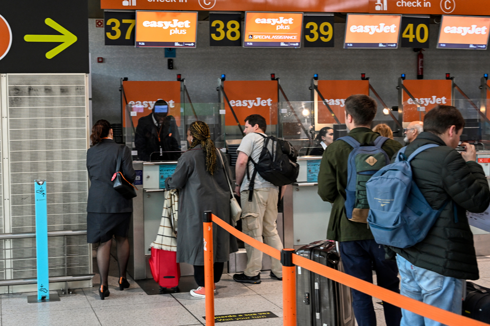 EasyJet passengers