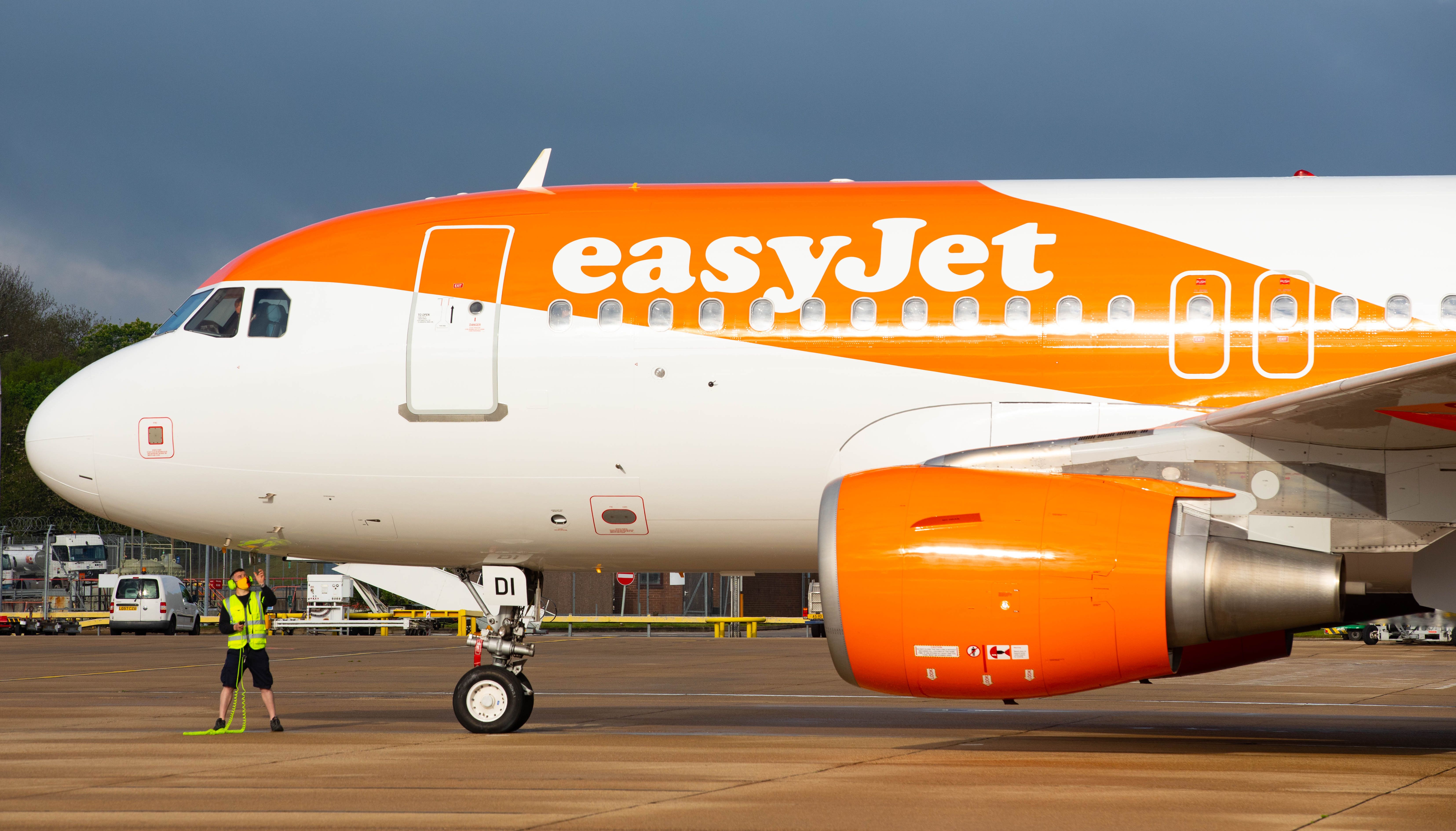 easyJet plane.