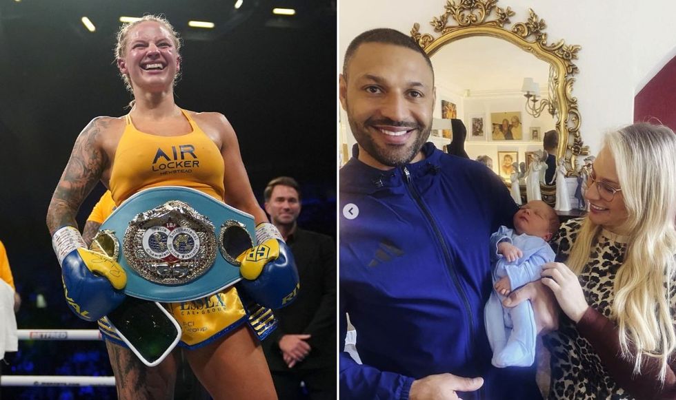Ebanie Bridges and Kell Brook became parents to Ezerra Ray Brook in March this year