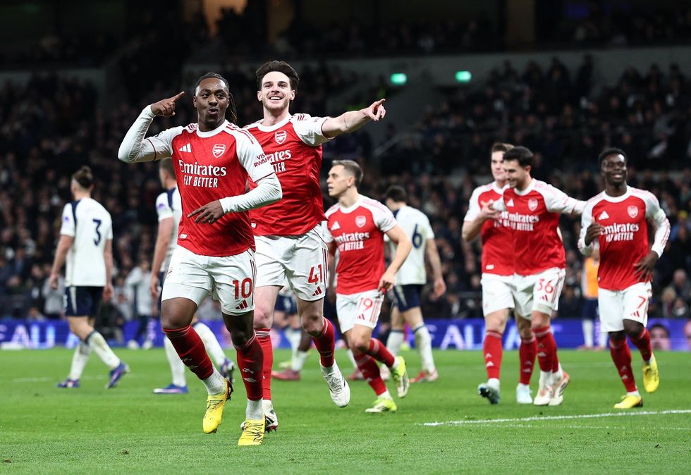 Eberechi Eze scored twice against Tottenham, taking his total tally to five against Spurs alone