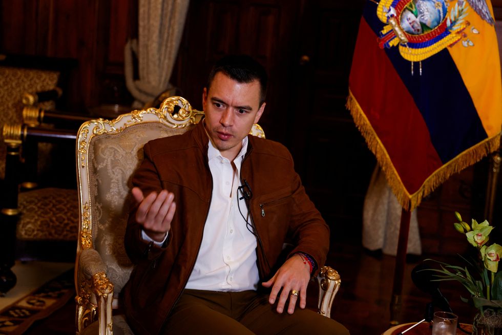 Ecuador's President Daniel Noboa