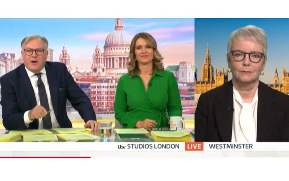 Ed Balls, Susanna Reid and Karin Smyth