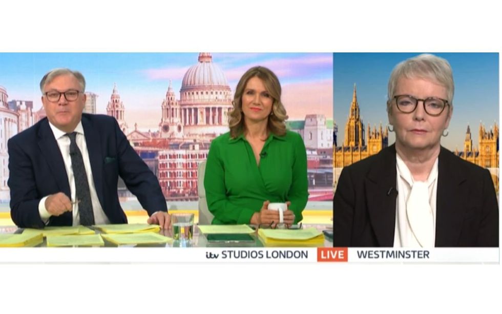 Ed Balls, Susanna Reid and Karin Smyth