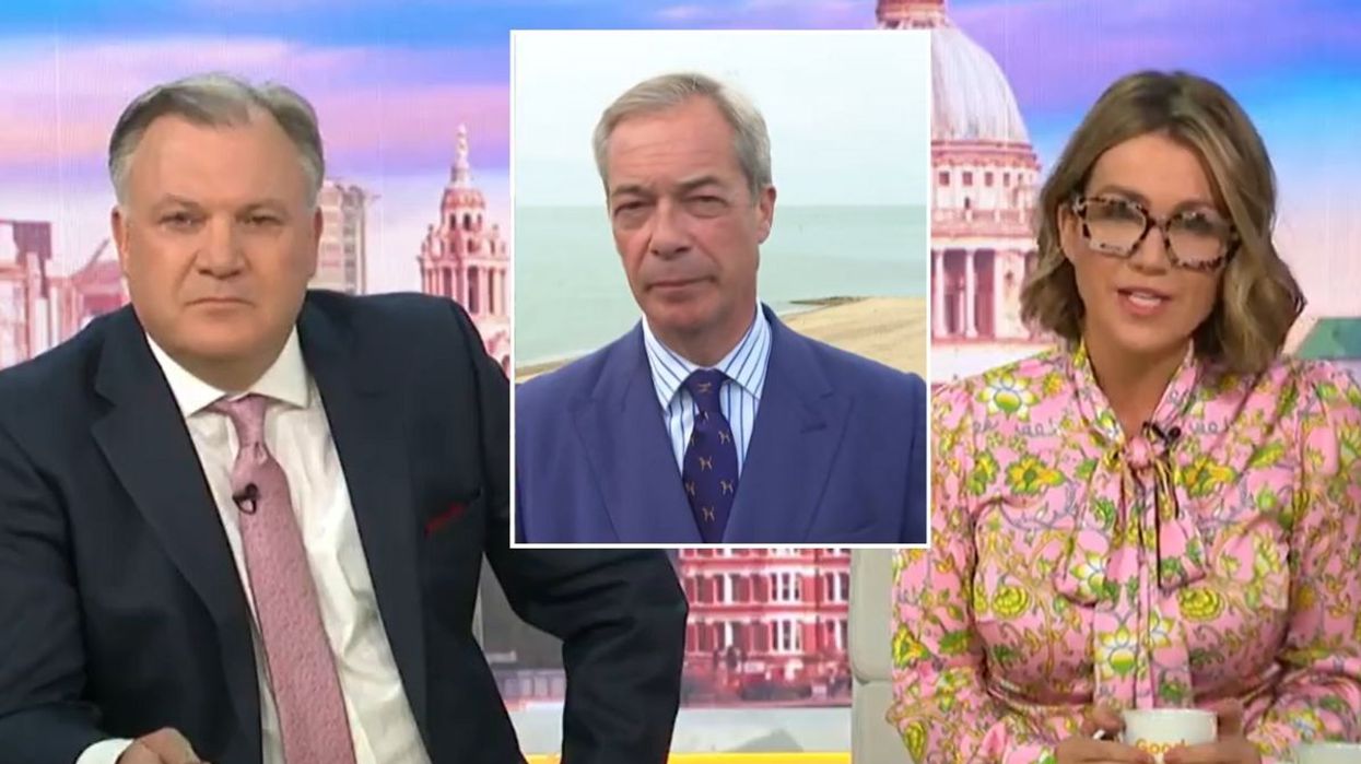 Ed Balls, Susanna Reid and Nigel Farage