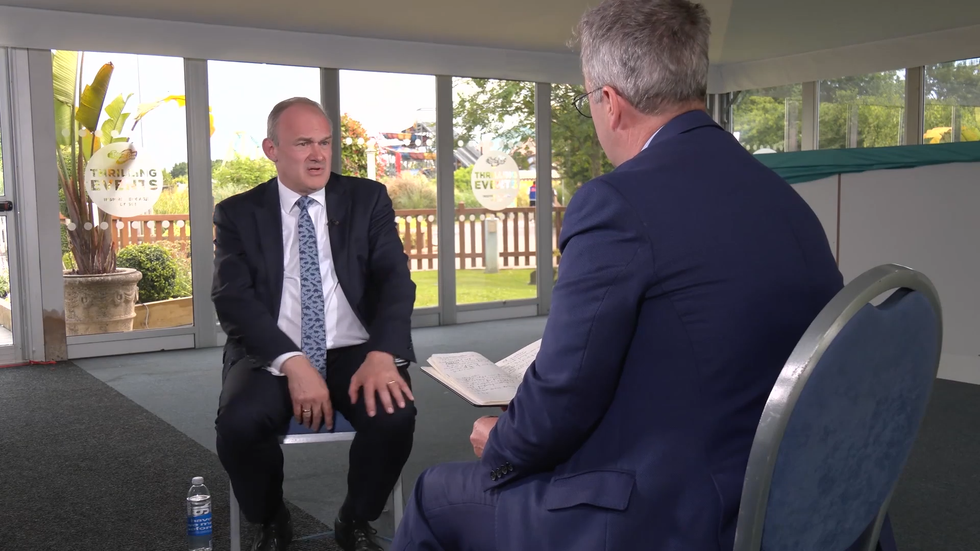 Ed Davey and Christopher Hope