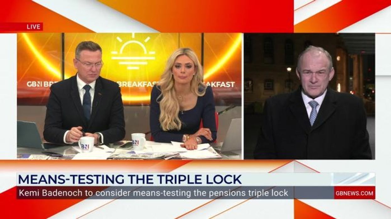 Ed Davey bursts out laughing at Nigel Farage idea as he admits ‘worry’ about Donald Trump