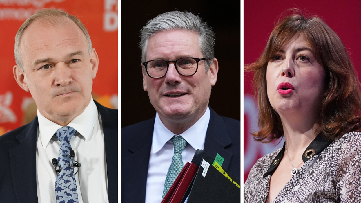 Ed Davey, Keir Starmer and Lucy Powell