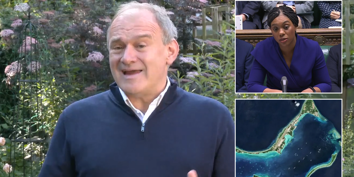 NextImg:Ed Davey takes swipe at Tories as eleventh hour intervention halts Chagos deal in its tracks