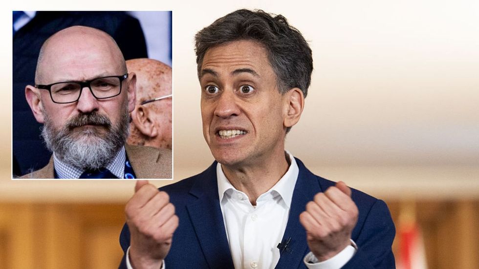 Ed Miliband and Chris O'Shea