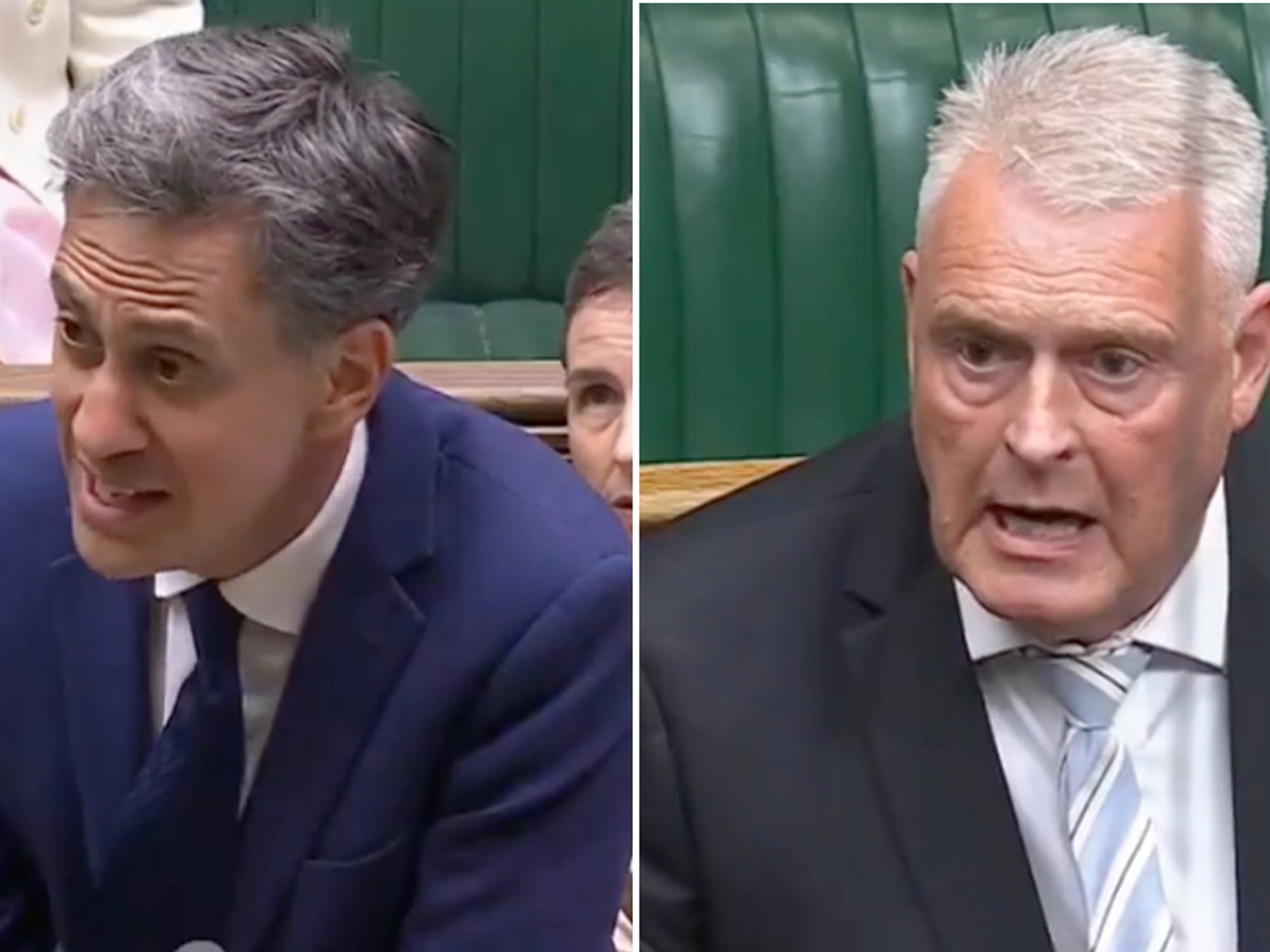 Ed Miliband and Lee Anderson