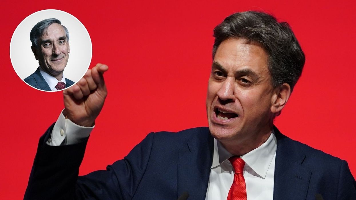 Ed Miliband and Sir John Redwood
