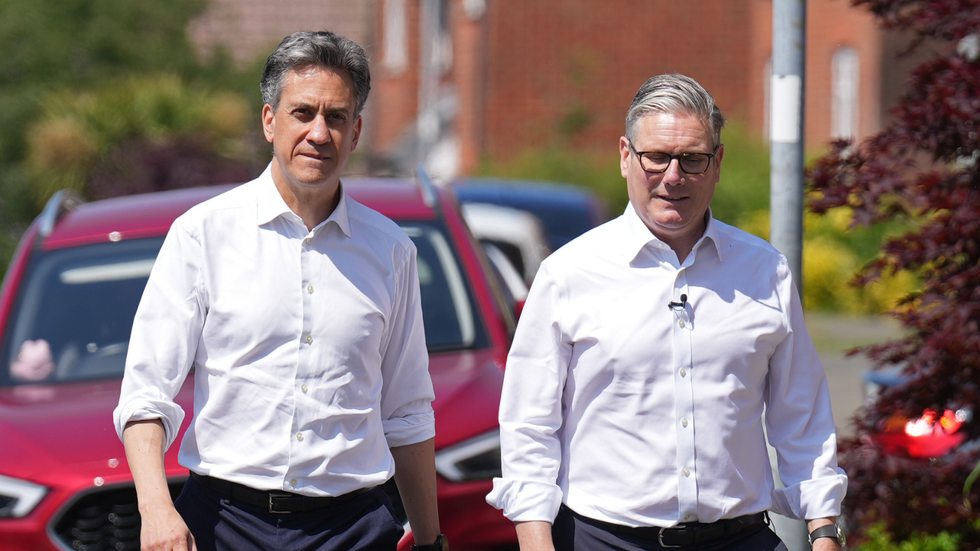 Ed Miliband and Sir Keir Starmer