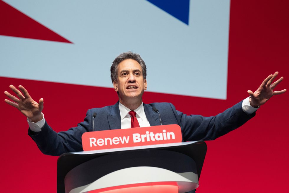 Ed Miliband at Labour Party Conference