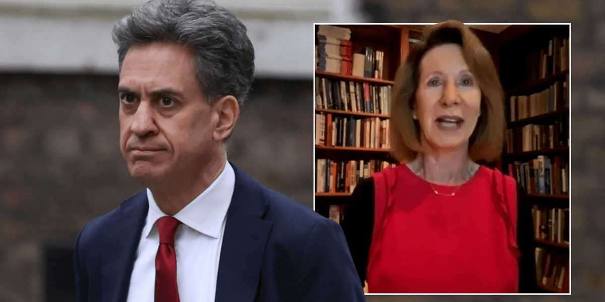 Ed Miliband handed scathing message from US economist on GB News Ed Miliband handed scathing message from US economist on GB News