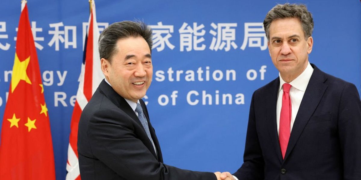 Labour blocks Chinese wind-farm giant over national security fears in major blow to plans Labour blocks Chinese wind-farm giant over national security fears in major blow to plans