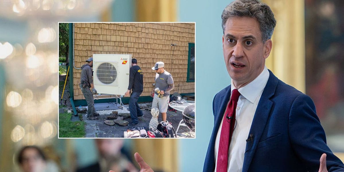 Ed Miliband boosts heat pump grants to £9,000 despite warnings households could pay £138 more a year Ed Miliband boosts heat pump grants to £9,000 despite warnings households could pay £138 more a year
