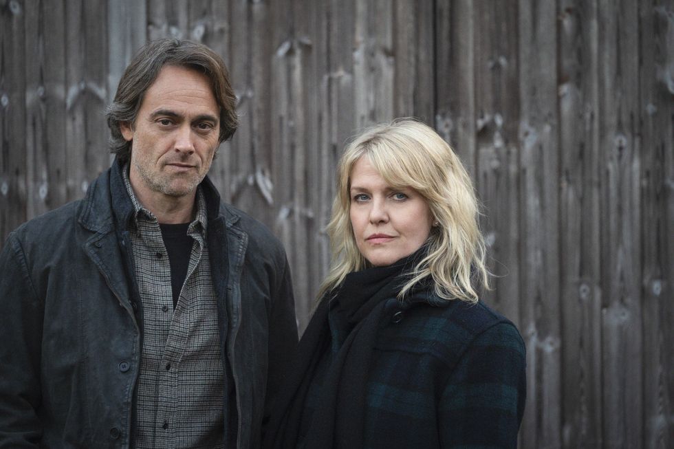 Ed Tulloch (Stuart Townsend) and DI Ruth Calder (Ashley Jensen)