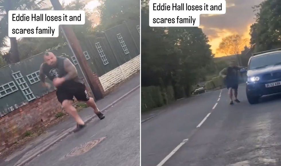 Eddie Hall Eddie Hall releases statement after shock video emerges of furious