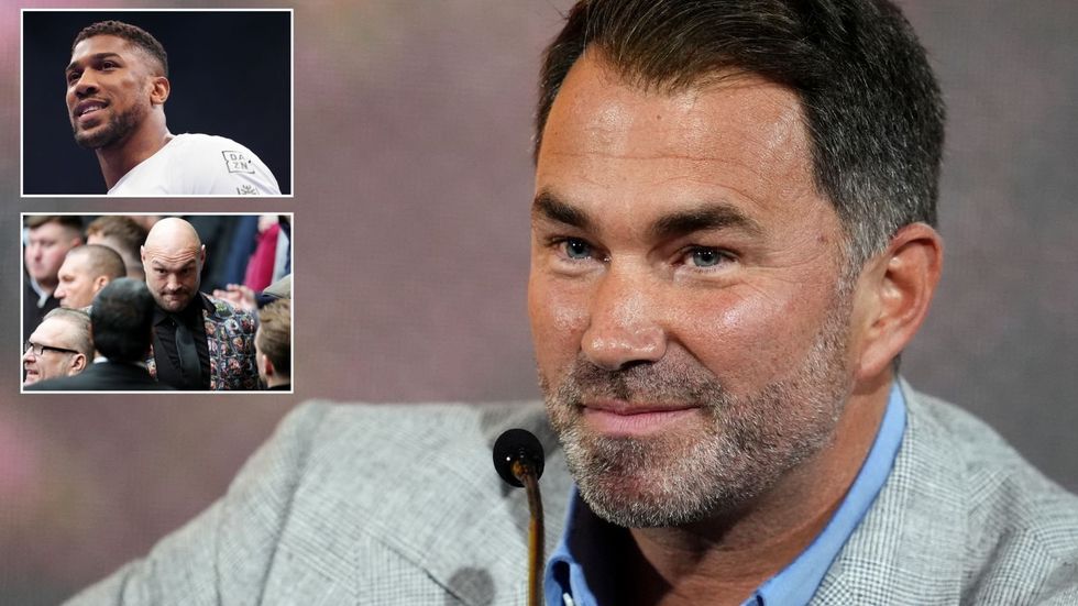 Eddie Hearn Anthony Joshua Tyson Fury