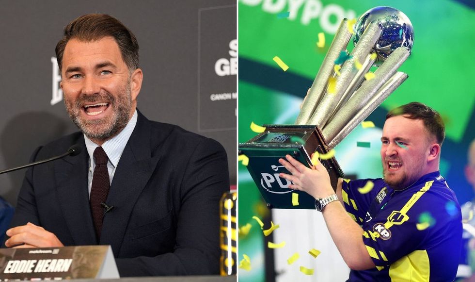 Eddie Hearn Luke Littler