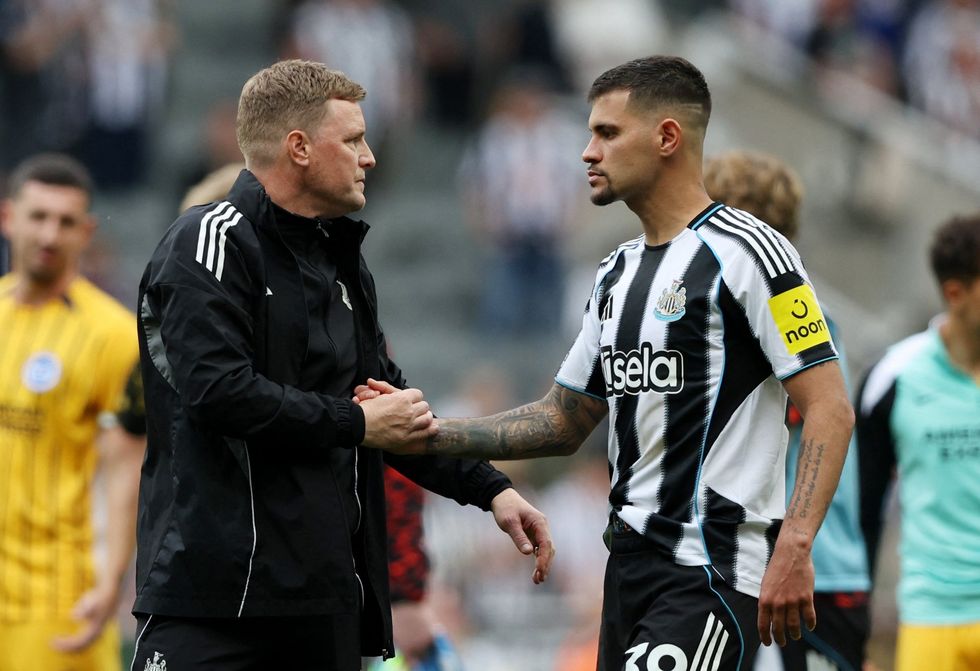 Eddie Howe has come under fire from sections of the Newcastle fans